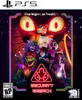 The cover art for the video game Five Nights at Freddy's: Security Breach, featuring several animatronic characters and two human characters. Podgląd zdjęcia produktu