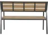 Lesli Living Gartenbank "Arezzo" Teaklook 120 cm Produktbild-Vorschau 12