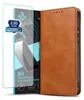 Handyhülle für Xiaomi 15T Pro mit 9H Displayglas Kunstleder Produktbild-Vorschau 1