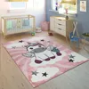 Kinderteppich Kinderzimmer Mädchen Modern Einhorn Auf Produktbild-Vorschau 1