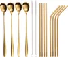 GRÄWE Trinkhalm-Set 14-tlg., Edelstahl, gold Produktbild-Vorschau 1