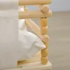 AIYAPLAY Babyschaukel 9-36 Monate, aus Holz und Baumwolle, Produktbild-Vorschau 9