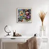 Gerahmtes Poster - Rahmen in heller Eiche - Graffiti modern Produktbild-Vorschau 6