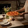 4 x Pizzaborden, bamboe, Ø 33 cm, serveerplank voor pizza, Productafbeelding-voorbeeld 3