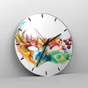 Wanduhr - Rund - Glasuhr - Flagge Karneval Brasilien - Produktbild-Vorschau 4