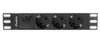 Lanberg PDU Steckdosenleiste 25,40cm (10") 1U 3x Schuko C14 Produktbild-Vorschau 3