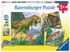 3 x 49 Teile Ravensburger Kinder Puzzle Herrscher der Produktbild-Vorschau 1