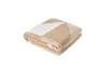 Wohndecke 160x200 cm Beige-Braun-Weiß gemustert, Produktbild-Vorschau 2