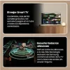 Two panels of marketing material for a Samsung Smart TV, highlighting its features. Produktbild-Vorschau