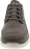 A close-up front view of a brown Skechers slip-in boot. Náhled obrázku produktu