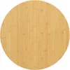 vidaXL Plateau de table Ø60x1,5 cm Bambou Voir les images du produit 4