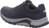 A side view of a blue men's sneaker with a gray sole. Produktbild-Vorschau