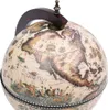 vidaXL Globe Minibar na lahve Eukalyptus Wood White Náhled obrázku produktu 4