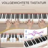 LEADZM E-Piano 88 Tasten Gewichtet Klavier,Elektro Klavier Produktbild-Vorschau 8