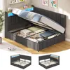KIMENICH Jugendbett mit LED Beleuchtung, Polsterbett mit Produktbild-Vorschau 8