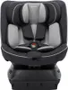 A front view of a black and gray car seat on a white background. Náhľad obrázku produktu
