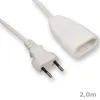 Netzkabel-Verlängerung McPower, 2m, Euro-Stecker -> Produktbild-Vorschau 2