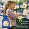 KESSER® Adventskalender zum Befüllen 24 Jutebeutel Produktbild-Vorschau 3