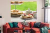 MuchoWow® Poster Tee - Frühstück - Erdbeere 160x120 cm - Produktbild-Vorschau 2