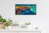 Wandbild Leinwand Bilder mit Uhr 60x30 Klippen und Ozean Produktbild-Vorschau 3