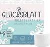 Glücksblatt Toilettenpapier KLASSISCH WEISS, 3-lagig, 48 Produktbild-Vorschau 1