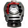 70cc Racing Zylinder KIT Kopf VERGASER 21mm für Aprilia RX Produktbild-Vorschau 7