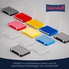 Boîte d'assortiment avec poignée, 24 compartiments, bleu Voir les images du produit 8