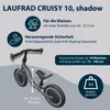 HUDORA Laufrad Cruisy ab 15 Monaten - shadow - Leichtes Produktbild-Vorschau 2