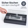 ZMH Bioethanol Tischkamin Edelstahl Tisch Kaminfeuer 35cm Produktbild-Vorschau 3