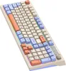 A close-up, angled view of a mechanical keyboard. Produktbild-Vorschau