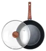 A frying pan with a glass lid, shown from a top-down angle against a white background. Produktbild-Vorschau