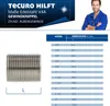 tecuro Gewindenippel Edelstahl V4A (AISI 316), AG/AG 1/2 Produktbild-Vorschau 5