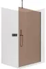 CERANO - Box doccia Walk-in Onyx Top Round L/P - 8 mm - Anteprima dell’immagine prodotto 2