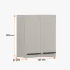 Wandschrank INEZ V, Küche, Küchenschrank zweitürig 60 cm Produktbild-Vorschau 7