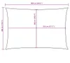 vidaXL Sun Sail Oxford Fabric Obdélníkový 3x6 m Taupe Náhled obrázku produktu 7