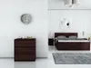 Komoda s 3 zásuvkami Príborník Modern wenge Náhľad obrázku produktu 2
