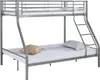 Letto a castello "Leo" in metallo con rete a doghe - 90/140 Anteprima dell’immagine prodotto 1