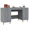 vidaXL Psací stůl Grey Sonoma 140x50x75 cm výrobek z Náhled obrázku produktu 5
