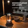 Tragbare Innen-/Außentischlampe aus Metall, kabellose Produktbild-Vorschau 4