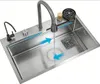 Domotechnika | Lavello da cucina - 75x45 cm - Acciaio Anteprima dell’immagine prodotto 12