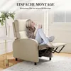 HOMCOM Relaxsessel Einzelsofa Liege 160° neigbarer Produktbild-Vorschau 7