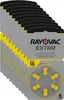 A stack of Rayovac Extra hearing aid battery packages. Náhľad obrázku produktu