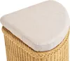KRINES HOME Rattan Wäschekorb Wäschetruhe Sitz gepolstert Produktbild-Vorschau 8