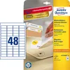 Avery L4736REV-10, Biela, Laserový, 45.7 x 21.2 mm, 480 Náhľad obrázku produktu 14