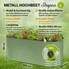 TTL GARDEN Hochbeet INSPIRE L 200x100x80cm Salbei Grün – Produktbild-Vorschau 2