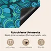 KitchenYeah© Herdabdeckplatte Design - Vintage - Blau - Produktbild-Vorschau 5