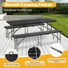 Sekey 180cm Bierzeltgarnitur 3-teilig Klappbar Campingtisch Produktbild-Vorschau 2