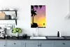 MuchoWow® Poster Boot - Segeln - Palme - Nacht 60x90 cm - Produktbild-Vorschau 3