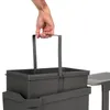 Emuca Pojemniki do recyklingu do kuchni, 1 x 30L, mocowanie Podgląd zdjęcia produktu 5