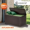 CASARIA® Coffre de rangement XXL Aspect lattes en bois Brun Voir les images du produit 2